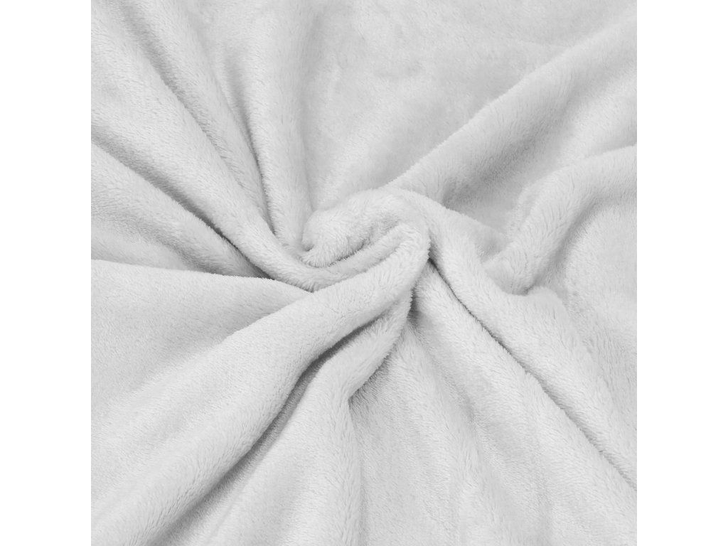 Deka 200 × 220 cm svetlosivá S-HA7205 - detail 2